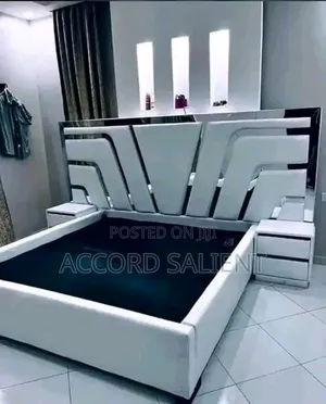 6 by 6 Executive Designer Bed With Bedside Drawers