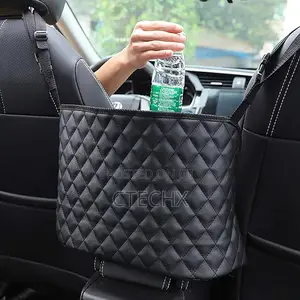 Car Pocket Leather Handbag Holder Organizer for Backseat.