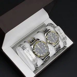 4in1 Titanium Steel Fashion Gift Set (Watches + Bracelet)