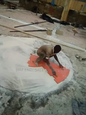 Stamped Concrete Rosette Mat Color Hardener