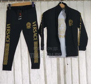 Unisex Boys And Girls Versace 3 In 1 Outfit