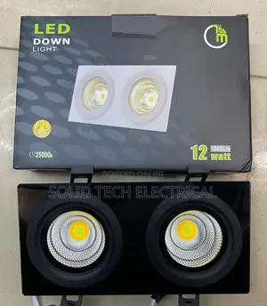LED Double Recess Black