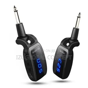 UHF Digital Guitar Bass Wireless System Transmitter Black