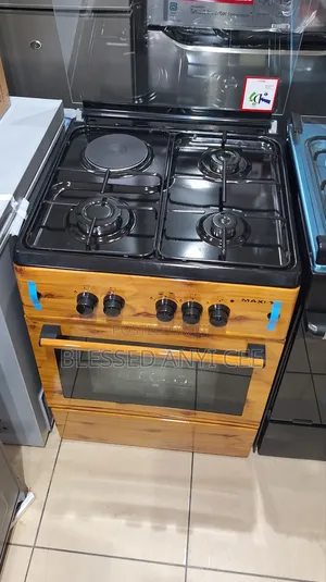 Maxi 60 by 60 Gas Cooker (3+1) Gas Electric Oven Automatic