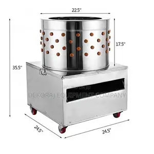 3-5 Birds, 300 Birds/Hr Chicken Plucker Machine