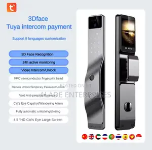 Tuya App Wifi Inteligente Face Id Locks Biometric Smart Lock