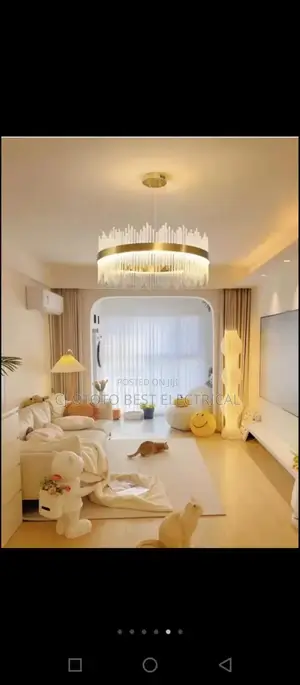Chandelier With the Wall Bracket Available as You Seen.