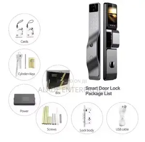 Smart 3D Face Door Lock Security Face Camera Monitor
