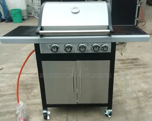 Brand New Gas BBQ Grill 4burner Barbecue With Side Stove