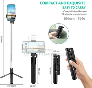 Selfie Stick Ring With Bluetooth Remote Shutter