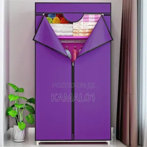 Portable Wardrobe Closet Organizer With Non-Woven Fabric