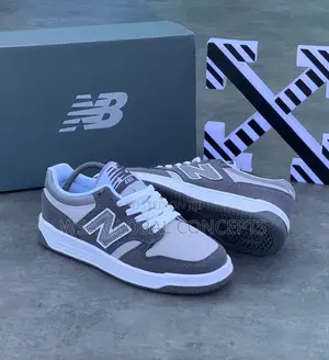 New Balance 480 Castle Rock Raincloud Grey Sneakers