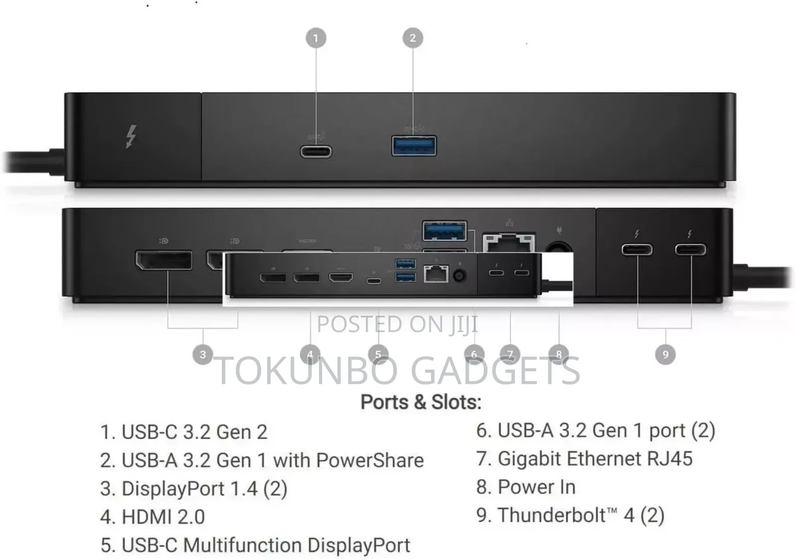 Dell Wd22tb4 Thunderbolt 4 Docking Station