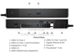 Dell Wd22tb4 Thunderbolt 4 Docking Station