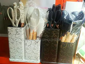 Marble Design Silicone Cooking Spoons Sets and Knives.
