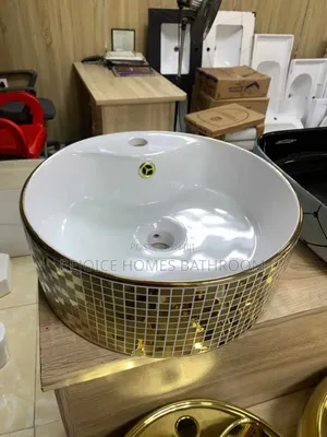 Mosaic Gold Counter Top Basin
