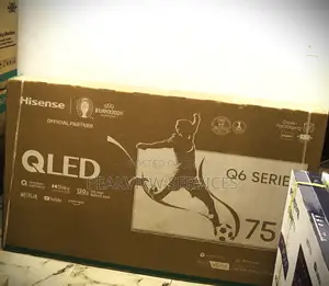 Effective and Bright 75"Inch Qled Smart Vidaa TV + Bluetooth