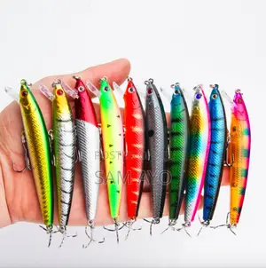 10cm/7.5g Fishing Lure Hook Bait - 6 PCS Set
