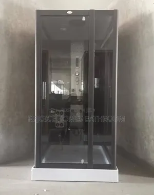 Black Square Shower Room