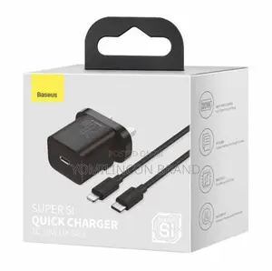 Baseus Super Si Quick Charger 1C 20W UK Sets Black