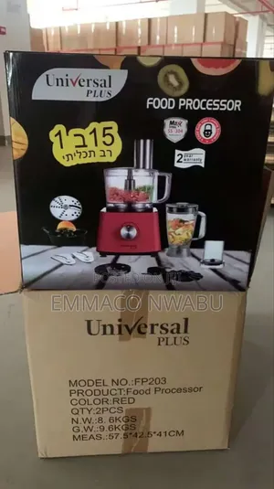 Universal Plus 15 in 1 Complete Food Processor, 700watts.