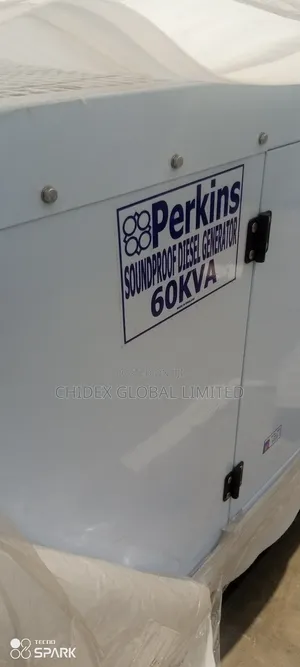60kva Perkins Soundproof Diesel Generator 100% Coil