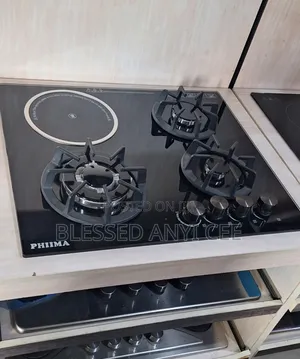 New Phiima Cabinet 3 Gas 1 Electric Automatic 60cm 5years