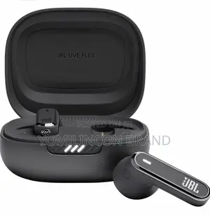 JBL Live Flex True Wireless Noise Cancelling Earbuds Black