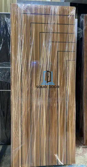 An Elegant Cedar-wood HDF Door