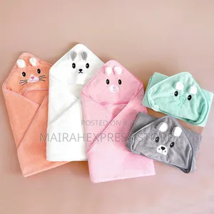 Hooded Baby Towel Newborn Cover-Up Flannel (0 – 3yrs)