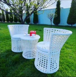 Rattan Table With 2 Chairs Indoor/Outdoor