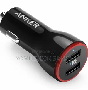 Anker Car Charger Adapter, 24W Dual USB, Powerdrive 2