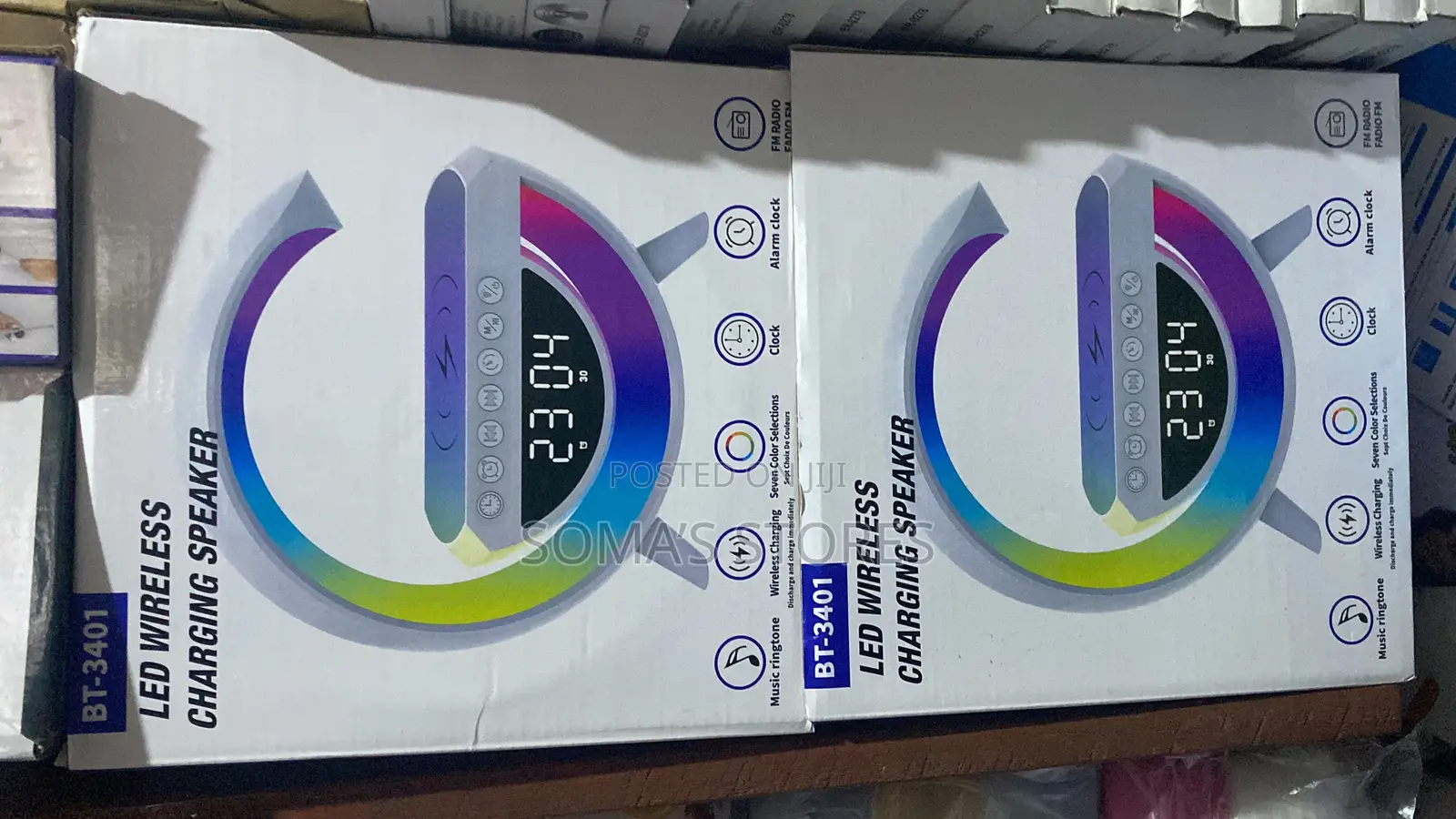 LED Wireless Charging Speaker