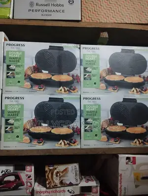 Double Belgian Waffle Maker Non-Stick Sweet/Savoury Snacks