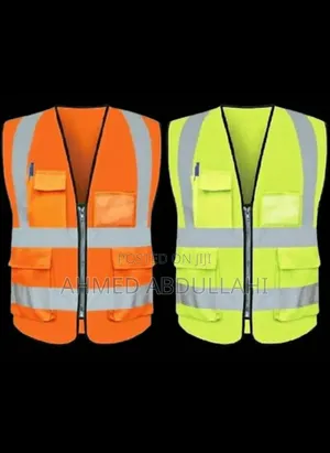 Reflective Vest With Zip And Pockets