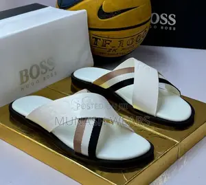 Hugo Boss Leather Slipers