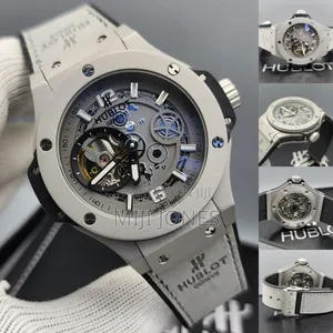 Grey Leather Strap Hublot
