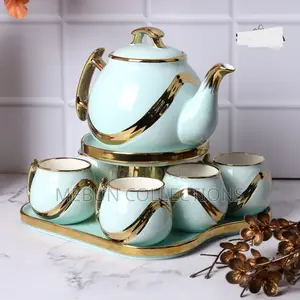 High Quality 6pcs Mug Set With Kettle and Tray