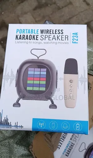 Exclusive Rechargeable Portable Karaoke Speaker Single Mic
