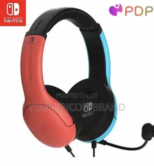 PDP Gaming LVL40 Airlite Stereo Headset Red Blue