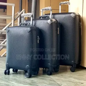 Set of 3 Genuine Leather Luggage Box