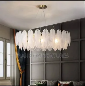 White And Gold Platted Drop Lights