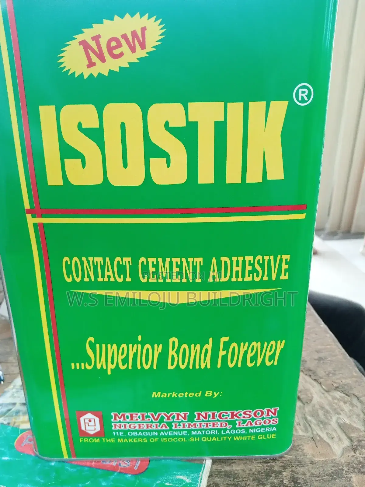 Isostic Adhesive Gum