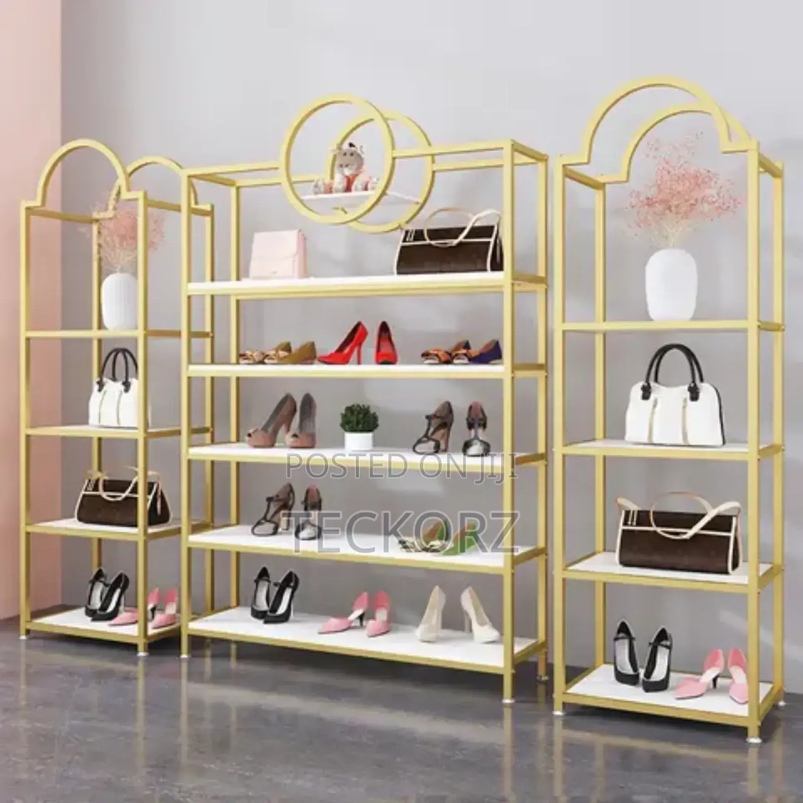 Boutique Shoe Bag Racks