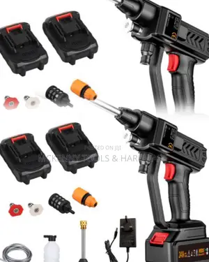 Cordless Power Washer 300W High Power With 5in1 Nozzles