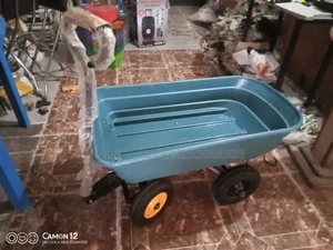 4 Tyres Garden Wheel Barrow Carrier Truck