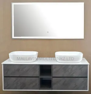 120cm Double Cabinet Basin Set