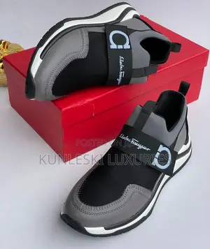 Original Salvatore Ferragamo Men Luxury Sneakers