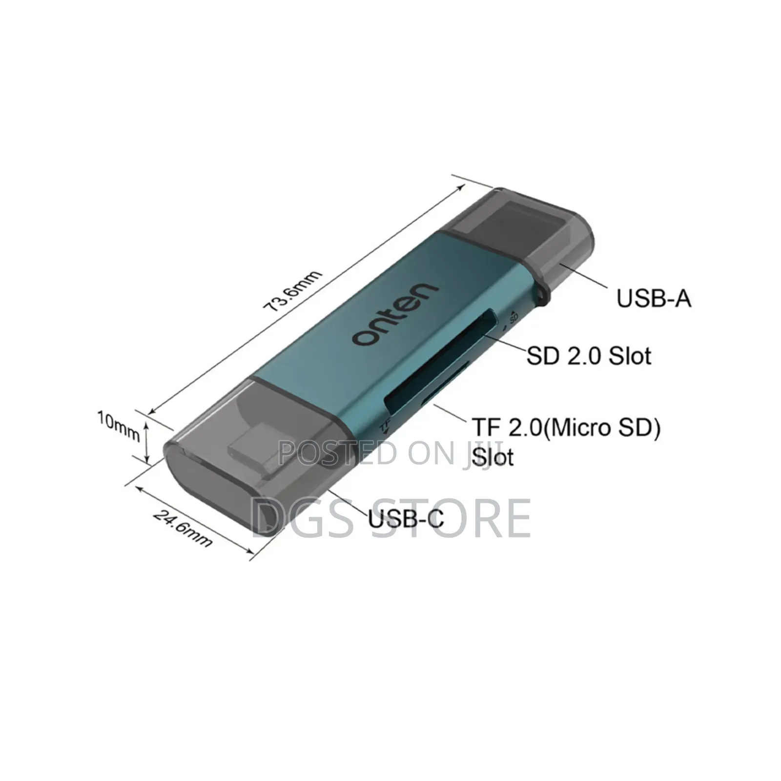 Onten 2in2 Otn CR532 SD/TF Card Reader