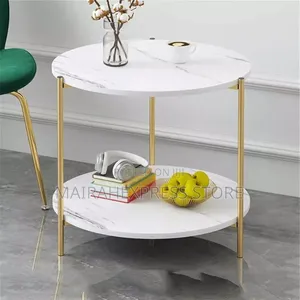 Round Marble Design Side Coffee Table L